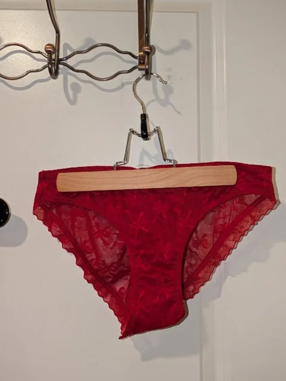 Jessica Simpson Red Bow Night Set Tank and Underwear